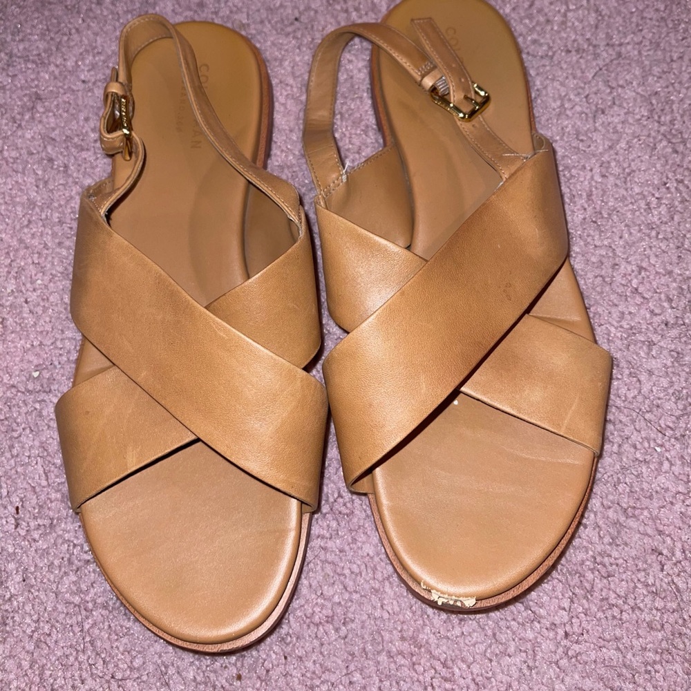 Cole Hann Leather Sandals
